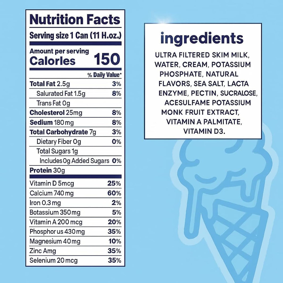 Nurri 30g Protein Shake, Chocolate Flavor, Ready to Drink Protein Beverage, Ultra Filtered Milk Shake, Low Sugar, 11 fl oz Bottles (15 Pack)