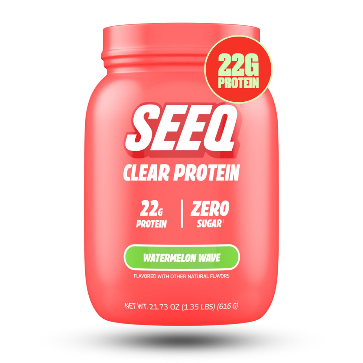 SEEQ Clear Protein Powder - Blue Razz Freeze - 22 Servings - 22g Clear Whey Protein Isolate - Zero Sugar - 0g Lactose - Allergen Friendly - GLP1 Support - Bone Health - Muscle Post Workout Recovery