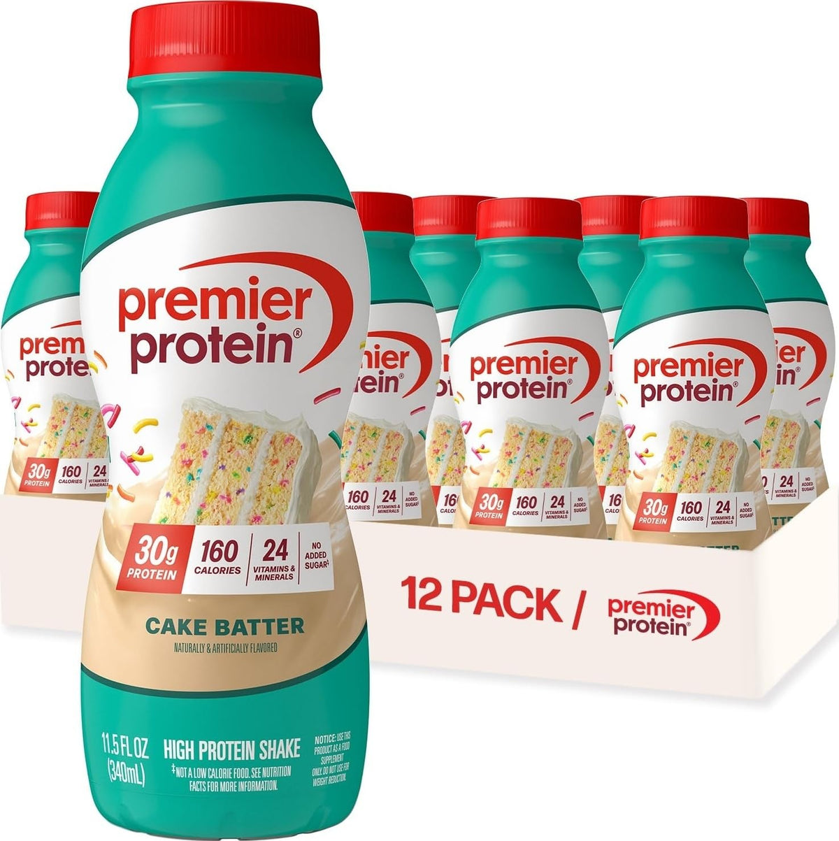 Premier Protein LIMITED EDITION 30g Shake, Orange Cream Swirl, 12 Pack