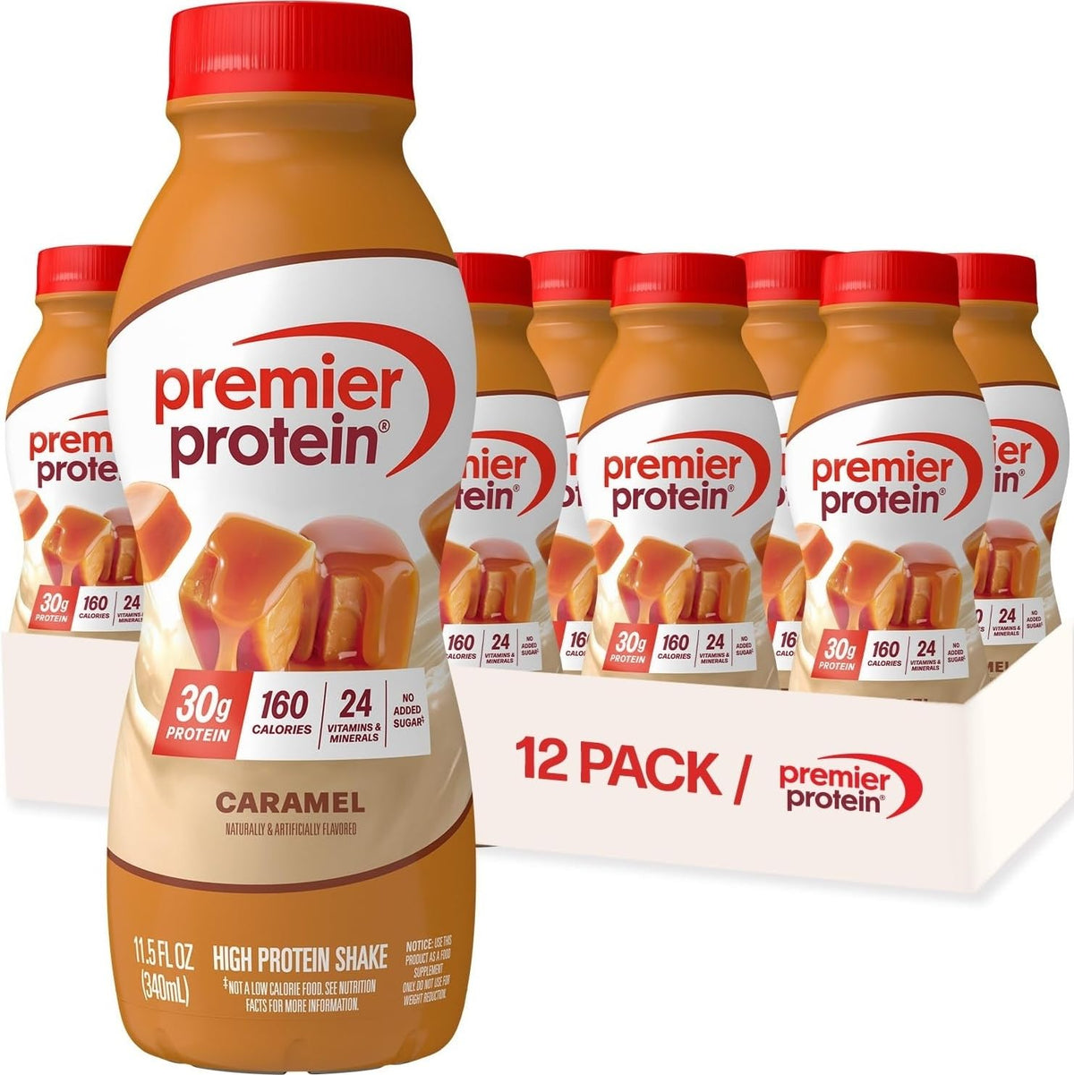 Premier Protein LIMITED EDITION 30g Shake, Orange Cream Swirl, 12 Pack