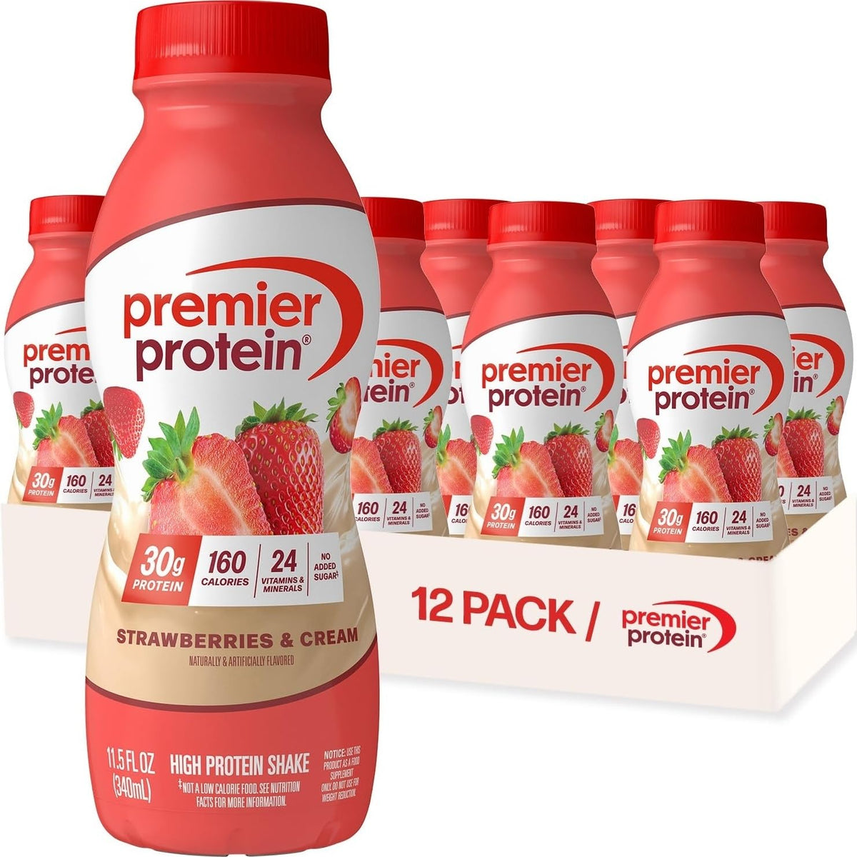 Premier Protein LIMITED EDITION 30g Shake, Orange Cream Swirl, 12 Pack