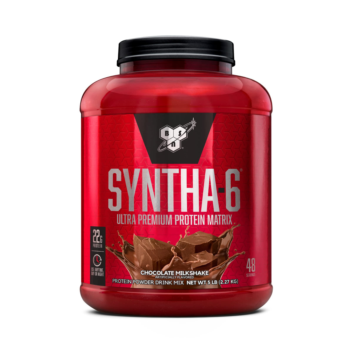 BSN SYNTHA-6 Premium Protein Powder, Vanilla Ice Cream, 28 Servings