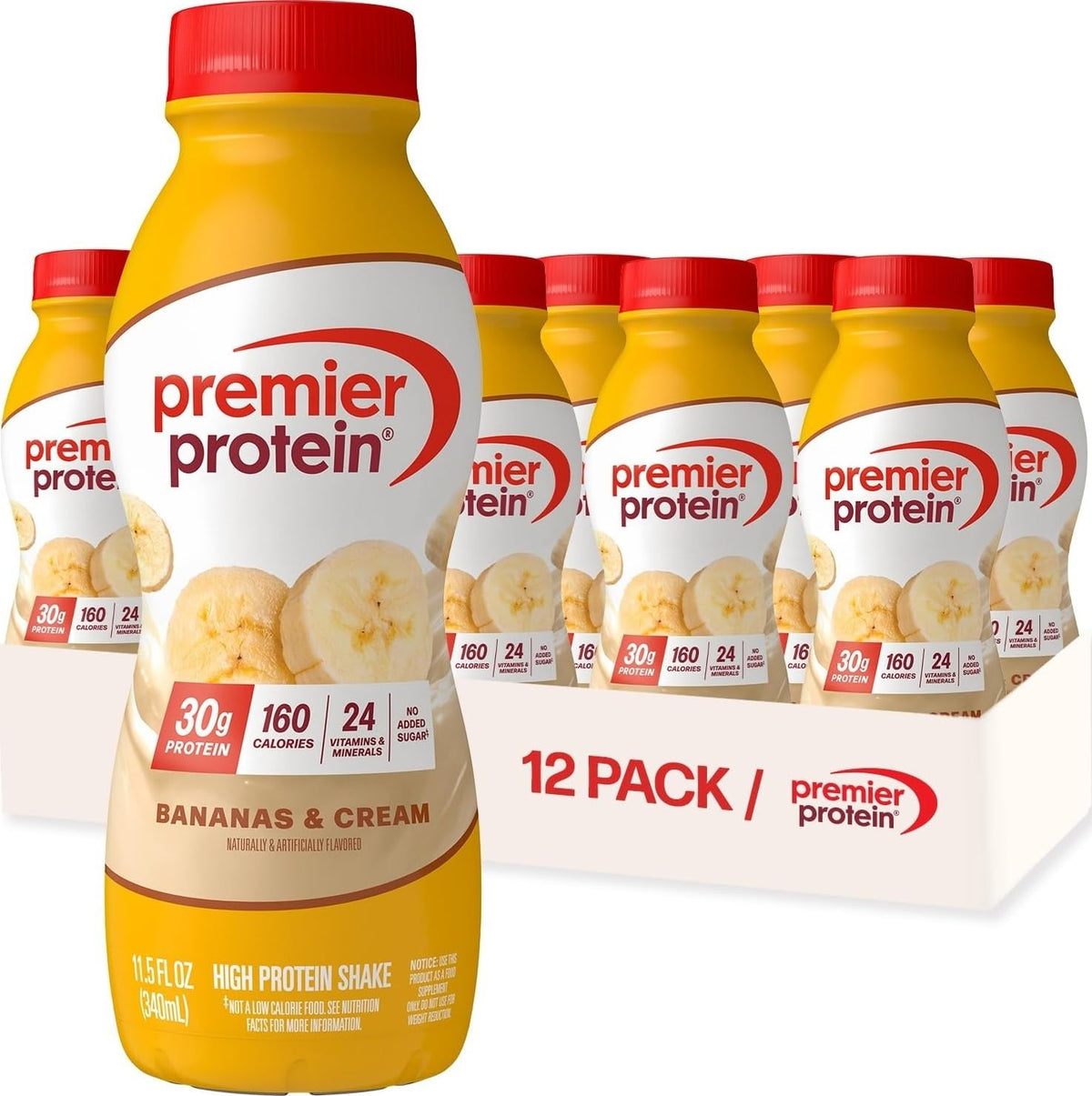 Premier Protein LIMITED EDITION 30g Shake, Orange Cream Swirl, 12 Pack