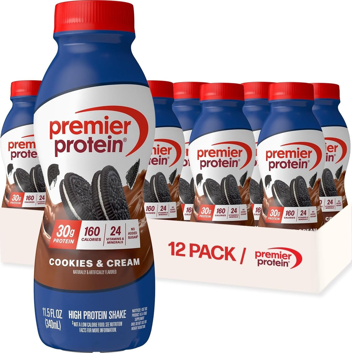 Premier Protein LIMITED EDITION 30g Shake, Orange Cream Swirl, 12 Pack