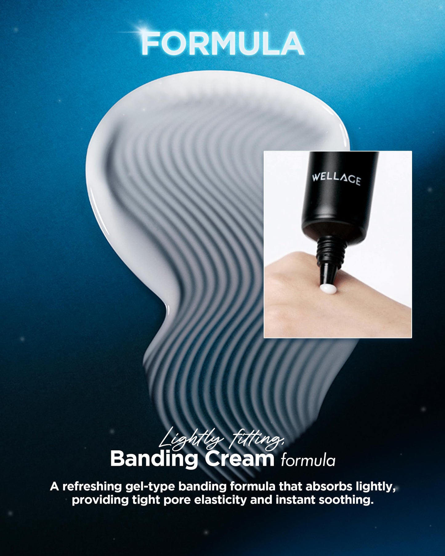 WELLAGE Hyper Peptide Skin Booster Face Toner 6.76 fl.oz + Botuleedle Ampoule 1.69 fl.oz + Bandage Cream 1.69 fl.oz