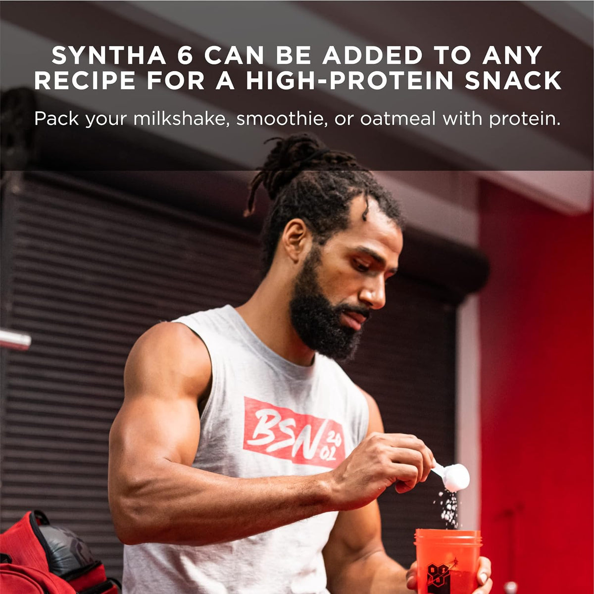 BSN SYNTHA-6 Premium Protein Powder, Vanilla Ice Cream, 28 Servings