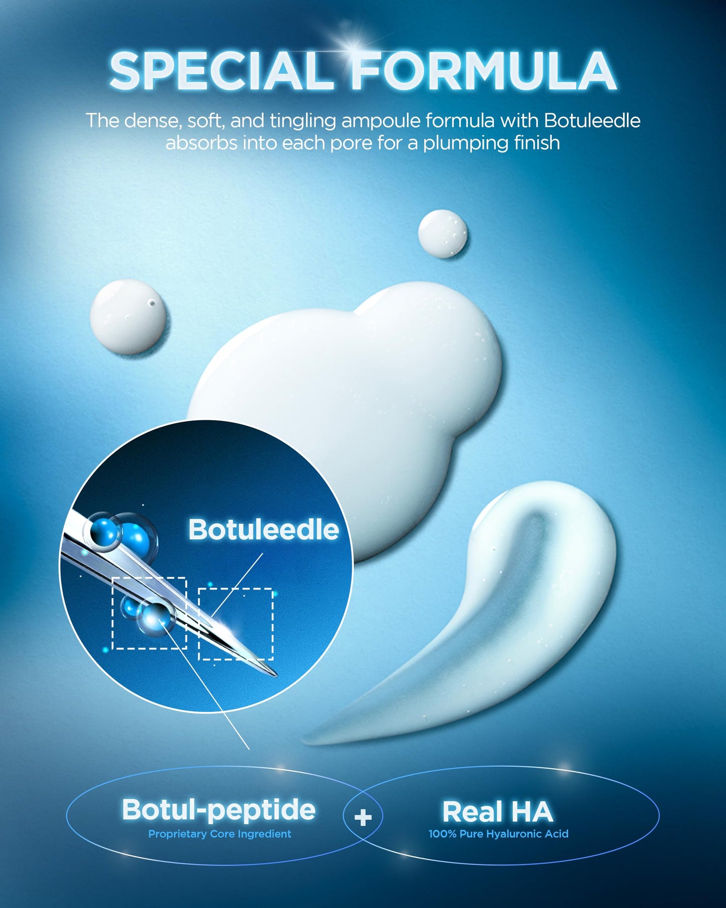 WELLAGE Hyper Peptide Botuleedle Ampoule 1.69 fl.oz + Bandage Cream 1.69 fl.oz