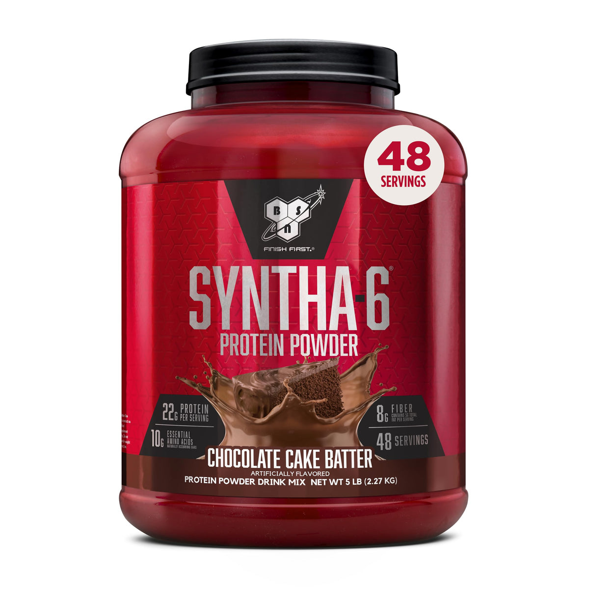 BSN SYNTHA-6 Premium Protein Powder, Vanilla Ice Cream, 28 Servings