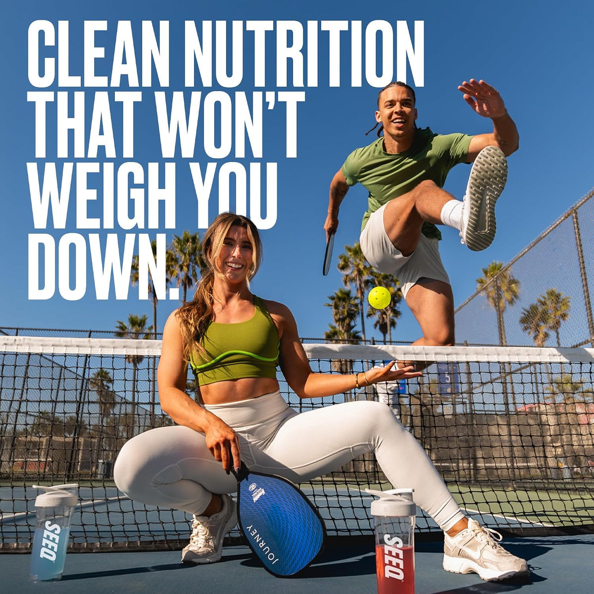 SEEQ Clear Protein Powder - Watermelon Wave - 22 Servings - 22g Clear Whey Protein Isolate - Zero Sugar - 0g Lactose - Allergen Friendly - GLP1 Support - Bone Health - Muscle Post Workout Recovery